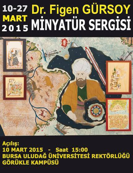 Minyatür Sergisi, Uludağ Üniversitesi, 2015.